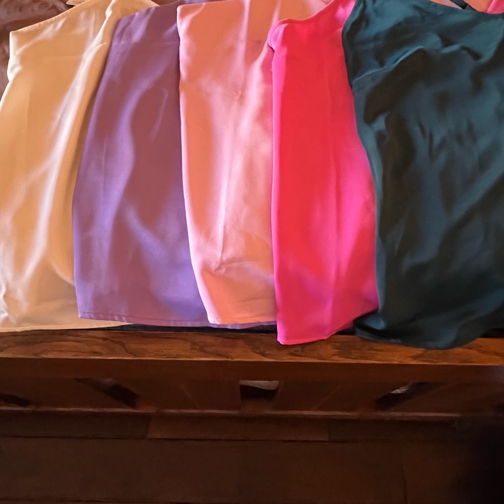 CAMISOLES!!! PICK your color!! Size Large Like New!!